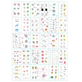 Pikkukuva 1 / 2: Fake tatuoinnit 30-pack väliaikaiset hierot monivärinen