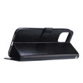 Miniatyrbilde 6 av 8: Galaxy S20 pluss lommebok Black Leather Leather Fôr svart