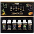 Miniatyrbild 1 av 8: 6-Pack Eteriska Oljor | Eukalyptus, Apelsin, Tea Tree, Mynta, Lavendel och Tall 10ml flerfärgad
