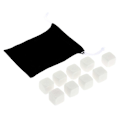 Miniatyrbillede 5 af 5: 9-pack Natural Whisky Rains - Ice Cubes of Stone White hvid