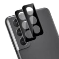 Pikkukuva 1 / 3: 2-Pack Galaxy S21 Fe -linssin kansi kameran kattava lasi musta
