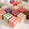 Miniatyrbillede 9 af 9: Lysform DIY Stearin Light 6st Cubs hvid