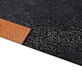 Miniatyrbillede 3 af 5: Bordmåtte 80x30cm Sort Felt - Stor Mousepad sort