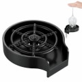 Miniatyrbilde 1 av 6: Glassskyll for vask utendørs kjøkken - automatisk disk for glass svart