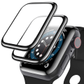 Pikkukuva 1 / 10: Apple Watch 4/5/6/Katso 40 mm: n näytönsuojaus [2-Pack] 3D-käyrän näytönsuojaus musta