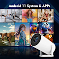 Pikkukuva 6 / 8: Projektori Android 11 HY300 Pro Smart 4k Wifi valkoinen