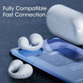 Miniatyrbilde 9 av 11: Øreklipp TWS Earklemmer Bluetooth 5.3 Trening Highspans White hvit