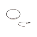Miniatyrbilde 2 av 3: 2-pack sølv falske piercing ører leppe nese septum leppe sølv