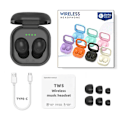 Miniatyrbild 2 av 11: C9 Pro Trådlösa Bluetooth Hörlurar TWS 5.3 Svart svart