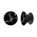Sort marmorknap til mobiltelefon - Grip Holder Set sort