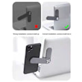 Miniatyrbilde 5 av 7: Mobile Holder Laptop Computer Screen - Mobile Rack White hvit
