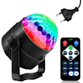 Pikkukuva 1 / 10: Disco lamppu | Diskopallo RGB kaukosäätimellä ja ääniohjauksella monivärinen