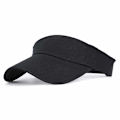 Pikkukuva 1 / 3: Musta aurinkovoidetta caps Screen Solarp Clip-on Velcro musta one size