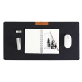 Miniatyrbillede 1 af 5: Bordmåtte 80x30cm Sort Felt - Stor Mousepad sort