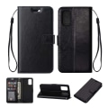 Miniatyrbillede 2 af 8: Galaxy S10 Lite Wallet Case Black Læder Læder Taske sort