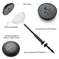 Pikkukuva 6 / 7: 2 Pack Solar Cell Ground Spear RGB musta