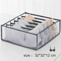 Miniatyrbilde 9 av 11: 3-pack garderobe arrangør lagring for undertøy byrå grå grå