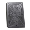 Miniatyrbillede 2 af 5: Sort Metallic Playing Card Skulls Poker Cards Heavy Metal sort