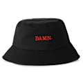 Miniatyrbillede 1 af 2: Sort Fishette Bucket Hat Hat Hat Kendrick Damn sort one size