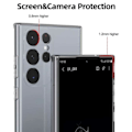 Miniatyrbillede 4 af 10: Galaxy S23 Ultra Transparent Shell tyndt gennemsigtig gennemsigtig