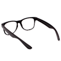 Miniatyrbillede 3 af 3: Matte Black Wayfarer læser briller med styrke 1.0