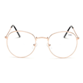 Miniatyrbillede 2 af 2: Retro Runde Reading Glasses Glasses Strength 2.0 Gold guld