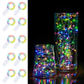 Miniatyrbild 1 av 7: 10-Pack 1m Mini LED Ljusslinga Batteridriven Flerfärgad flerfärgad