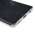Miniatyrbild 2 av 4: Galaxy S10 Plus  Skinn Läder Vinyl Skin Dekal Skyddsfilm Ormskinn svart