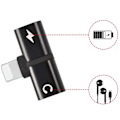 Pikkukuva 8 / 10: Lightning Adapter Splitter | Ääni ja lataus musta