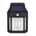 Miniatyrbild 5 av 10: Solcellslampa för Vägg Utomhus med Rörelsesensor Edison Svart svart