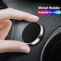 Pikkukuva 6 / 10: Universal Mobile Holder Magnet Itse -kiinnitysauton pidike hopea hopea