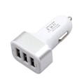 Pikkukuva 1 / 4: Universal Car Charger 3 USB 5.1A: lla valkoinen