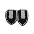 Miniatyrbillede 6 af 6: Grillz Hip Hop Black Double Dental Bling GoldTand A $ AP sort