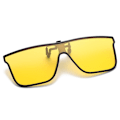 Pikkukuva 2 / 6: Sport Clip On aurinkolasit Flip Up Night Vision keltainen