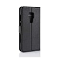 Miniatyrbillede 5 af 6: Huawei Mate 20 Pro Wallet Cover Black Læder Læder Taske sort