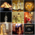 Miniatyrbild 4 av 8: 10-Pack 1m Mini LED Ljusslinga Batteridriven Varm Vit