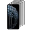 Pikkukuva 1 / 5: 3-pack iPhone 11 Pro Max Privacy Näytönsuoja Full Coverage HD Karkaistu lasi läpinäkyvä