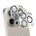 Pikkukuva 1 / 6: 2 kpl iPhone 15 Pro/15 Pro Max Linssinsuojaus Kameran suojaus läpinäkyvä