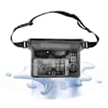 Miniatyrbilde 1 av 6: Vanntett sakspose for mobiltelefon Universal Mobile Bag svart