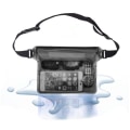 Miniatyrbillede 1 af 6: Vandtæt taske til mobiltelefon Universal Mobile Bag sort