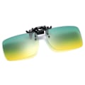 Miniatyrbillede 1 af 3: Clip-on solbriller dag/nat natvision glas 41x58mm grøn