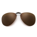 Pikkukuva 5 / 7: Clip-on Aviator-aurinkolasit pilottilasit ruskeat ruskea