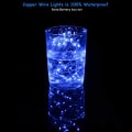 Miniatyrbild 8 av 10: 2-Pack 1m Mini LED Ljusslinga Batteridriven Blå blå