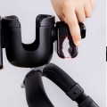 Miniatyrbillede 6 af 10: Klapvognsholder til mobil og flaske - Mobilholder flaskeholder klapvogn sort