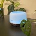 Miniatyrbild 11 av 11: Aroma Diffuser RGB Luftfuktare med Fjärrkontroll och Eterisk Olja flerfärgad