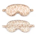 Mjuk Sovmask Ögonmask i Silke Flyg Resor - Leopard