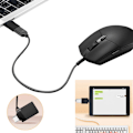 Pikkukuva 7 / 8: USB C -uros-USB A -naaras 3.0 OTG -sovitin musta
