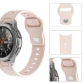Pikkukuva 2 / 2: Galaxy Watch -rannekoru 20 mm 4/5 40/42/44/45 mm vaaleanpunainen vaaleanpunainen