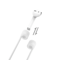 Miniatyrbillede 3 af 4: Hvide Apple AirPods 1/2 / Pro Strap Neck Stripe String Hang Around Neck hvid