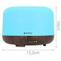 Miniatyrbild 2 av 11: Aroma Diffuser RGB Luftfuktare med Fjärrkontroll och Eterisk Olja flerfärgad